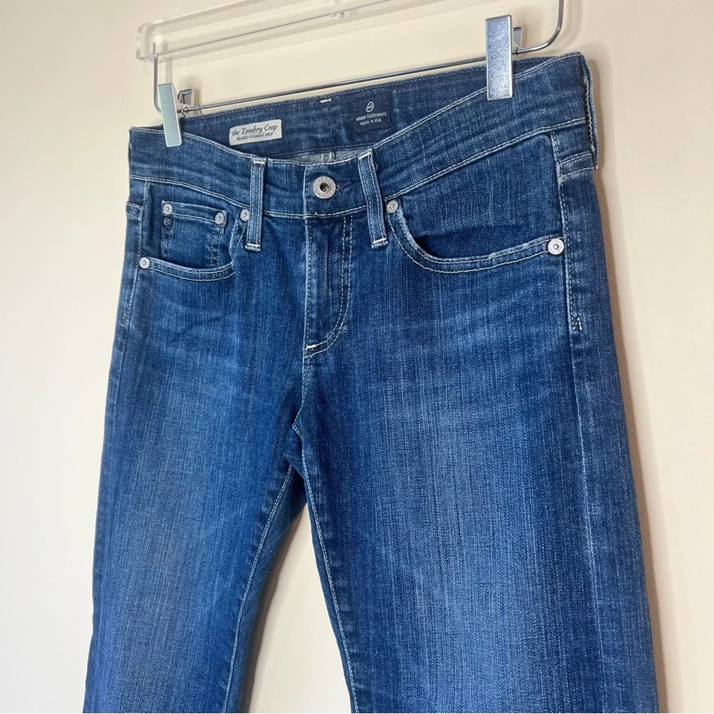 Adriano Goldschmied The Tomboy Relaxed Straight Crop Jeans Size 26 - Picture 2 of 14